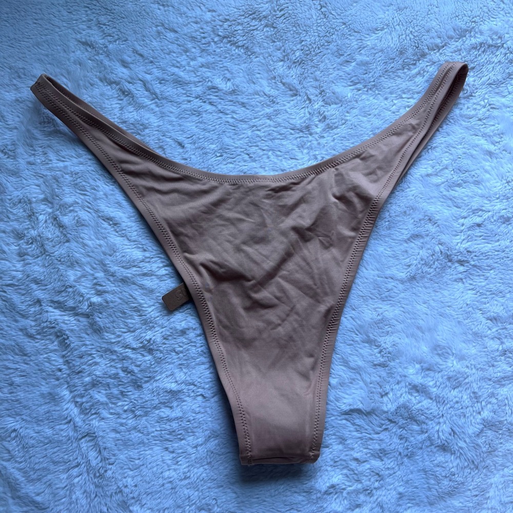 SKIMS Swim Dipped Front Bottom Ochre Tan Bikini SW-TAN-0147 Women Size 4X NEW